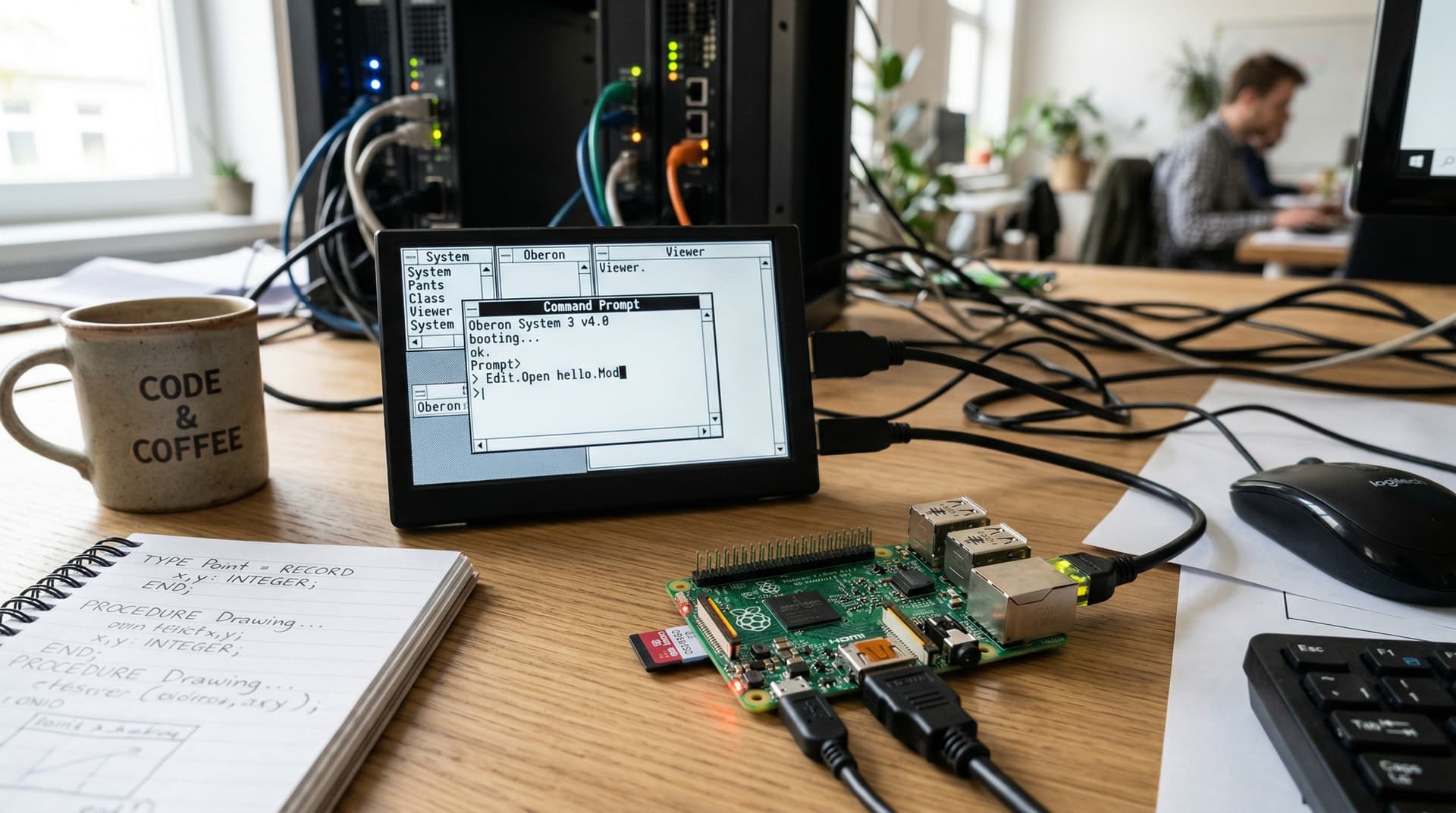 Oberon System 3 Runs Natively on Raspberry Pi 3